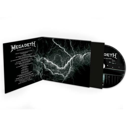 Cd - cleopatra - megadeth - unplugged in boston - digipack - edition limitée - 2021