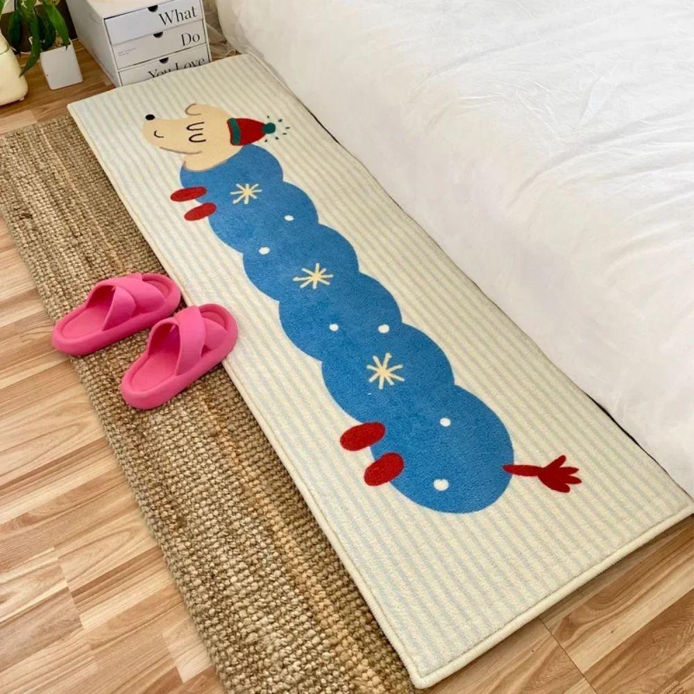 

VIKAMA Cartoon Cute Pet Bedside Carpet Waterproof Anti-Fouling Anti-Static Living Room Bedroom Home Decoration Carpet 50X160CM(1.6X5.3FT)