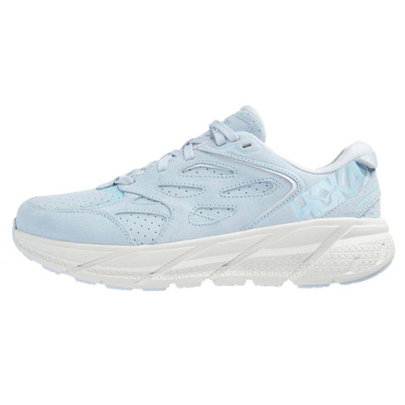 HOKA ONE ONE Clifton L Suede Country Air Bit Of Blue All Gender Sneakers 1122571-CABOB 40.5