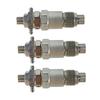 3x Conjunto de Inyector de Combustible para Motor Kubota D750 D850 D950 D1302 D1402 V1702 V1902 15271-53020 70000-65209 15221-53020