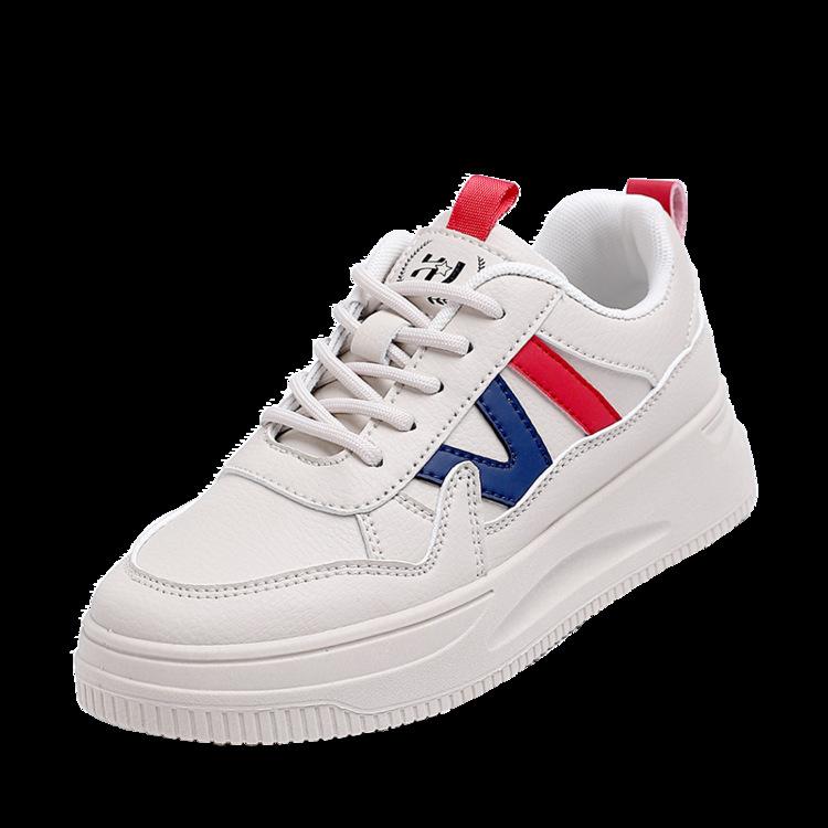 

2024 autumn and winter new fashion moral training Forrest Gump white shoes female students sports running shoes casual trend board shoes 40