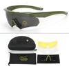 Tactical Goggles CS Airsoft Windproof Shooting Glasses HD 3 Lens Motocross Motorcycle Mountaineering Safe Glasses