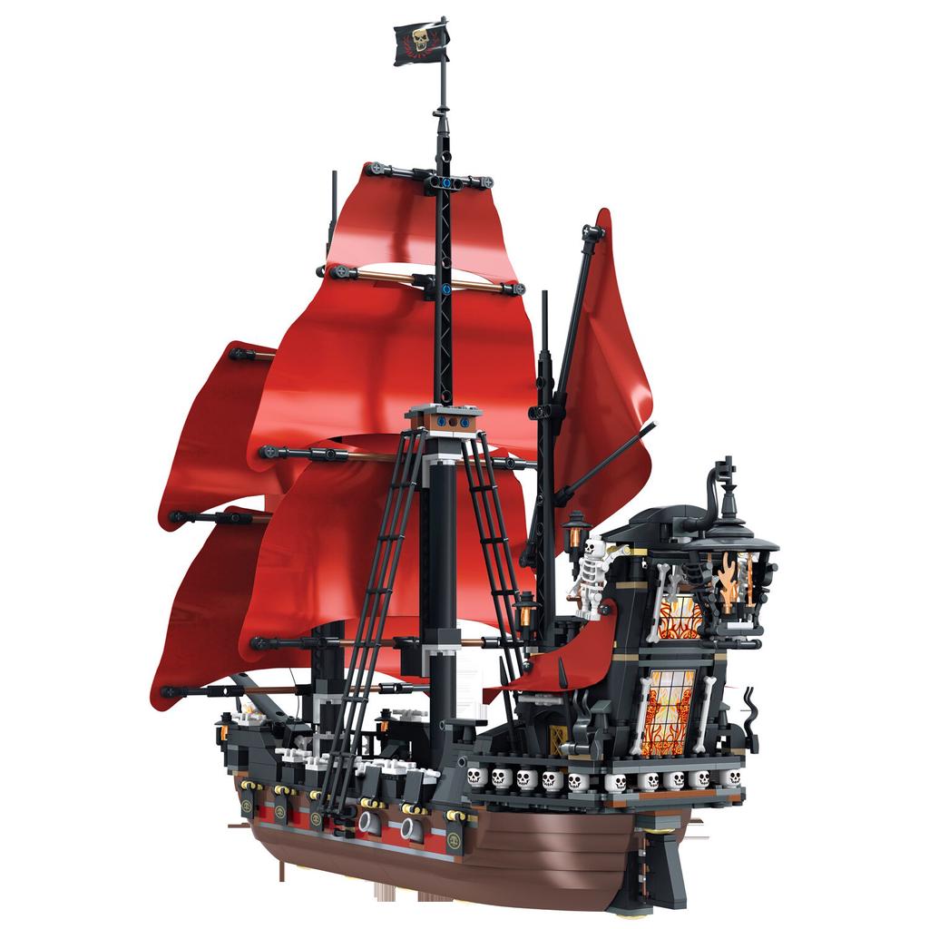 Black Pearl Ship Queen Anne's Revenge Pirates Caribbean Bricks Compatible  Lepining Pirates Ship Boat Model Building Blocks Toy acquista in modo  economico — spedizione gratuita, recensioni reali con foto — Joom, image size:1024x1024