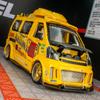 Jinlifang 1901-275 Alloy Model Car: Pull-Back Sound & Light Toy for Kids