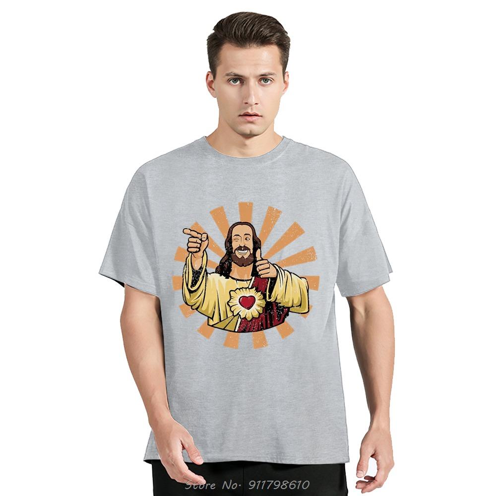 Buddy Christ Vintage 90s Cool Jesus Religious Christian T Shirt Fitness Clothing Sales Unisex T-shirt Unisex O-Neck Tshirt