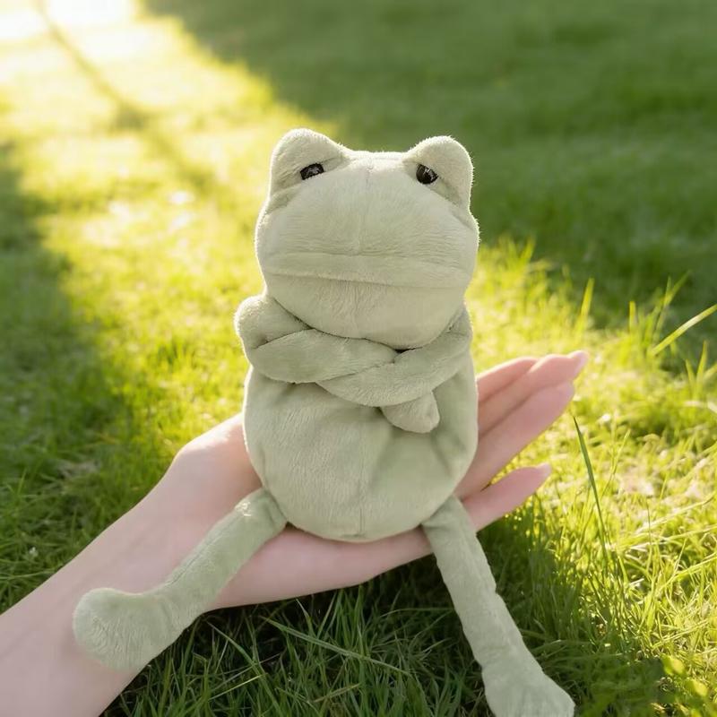 18/33cm Simulation Trauriger Frosch Plüschtier Niedlicher Frosch Plüsch Anhänger Spielzeug Figuren Puppen Für Kinder Kinder Geburtstagsgeschenk Anhänger Geschenke 33cm