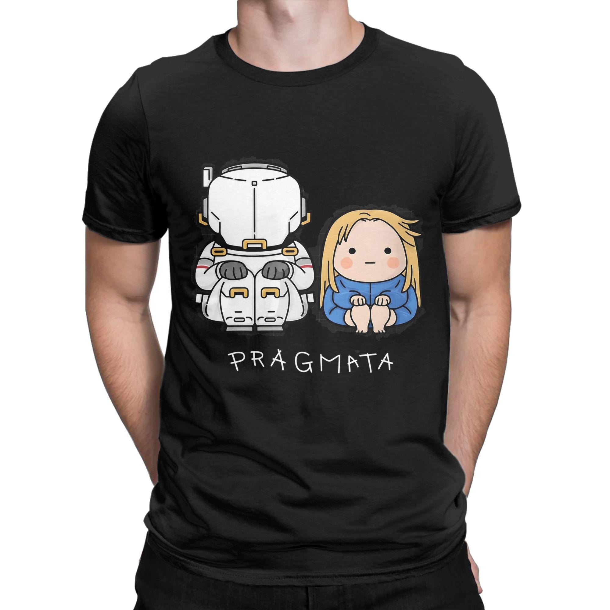 Streetwear Pragmata Game Diana  T Shirt Unisex 100Cotton Short Sleeve  Oneck Summer Top Tee S