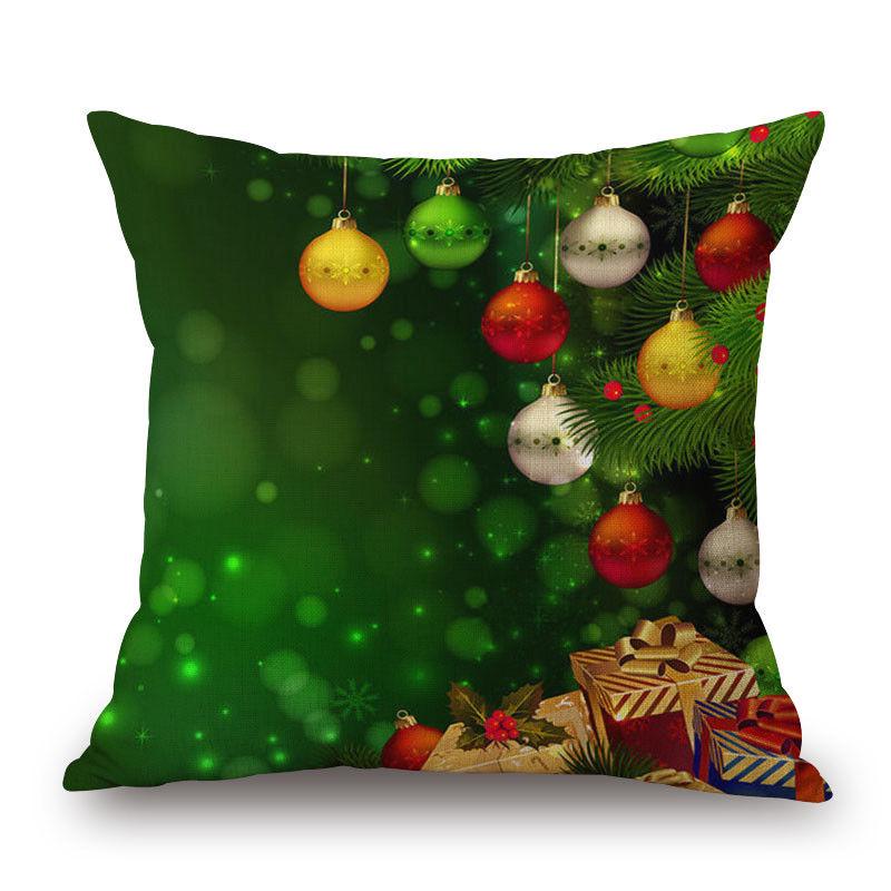 Classic Merry Christmas Xmas Gift Designed Throw Pillow Case Cover Cushion 18 X 18 Inch Ideal For Holiday Cheer And Comfort