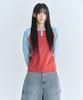 CGP (Women) Raglan Henley Neck Long Sleeve - Red