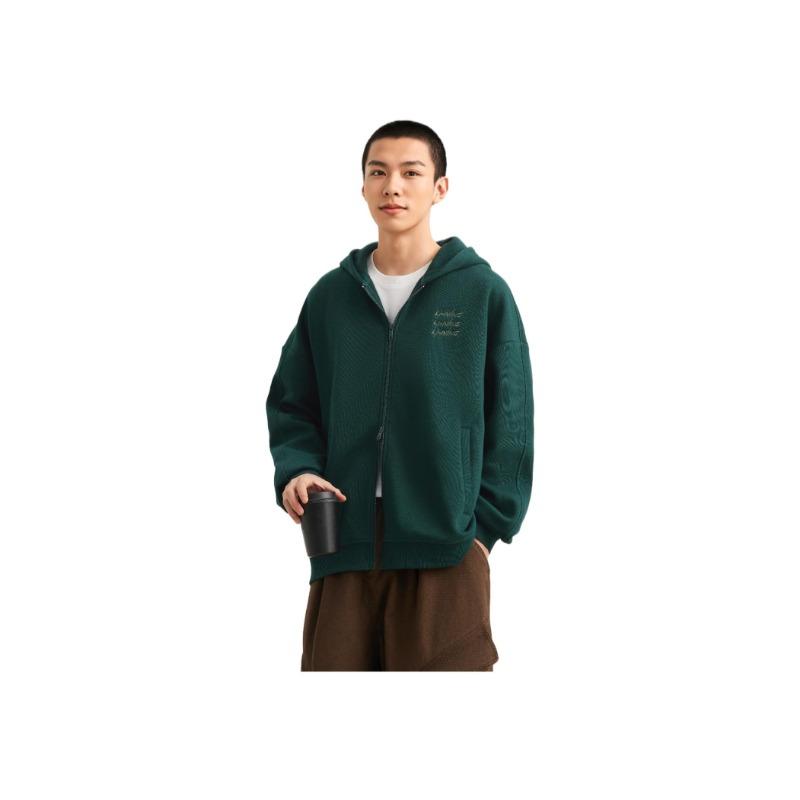 Giacca con cappuccio in pile serie Lifestyle sportivo Li Ning Giacca unisex AWDVC61-5
