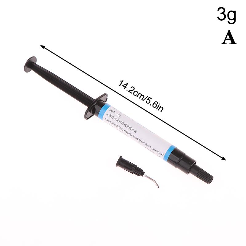 

1.5G/3G Стоматологическая барьерная смола Гибкая светоотверждаемая текучая светоотверждаемая композитная смола Материал для пломбирования полости рта