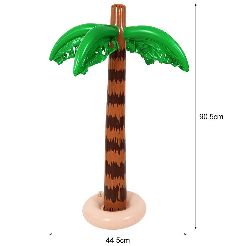 Hawaiian Coconut Palm Tree Balloon Inflatale Tropical Bird Ball Flamingo Summer Beach Birthday Party Decor Supplies Luau Wedding