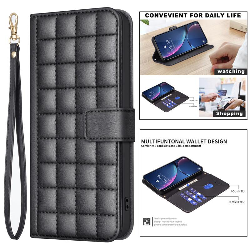 Wallet Flip Case on For iPhone 16 Pro Max Classic Phone Leather Cases For Apple iPhone16 Plus 16Pro Coque Card Slot Back Cover