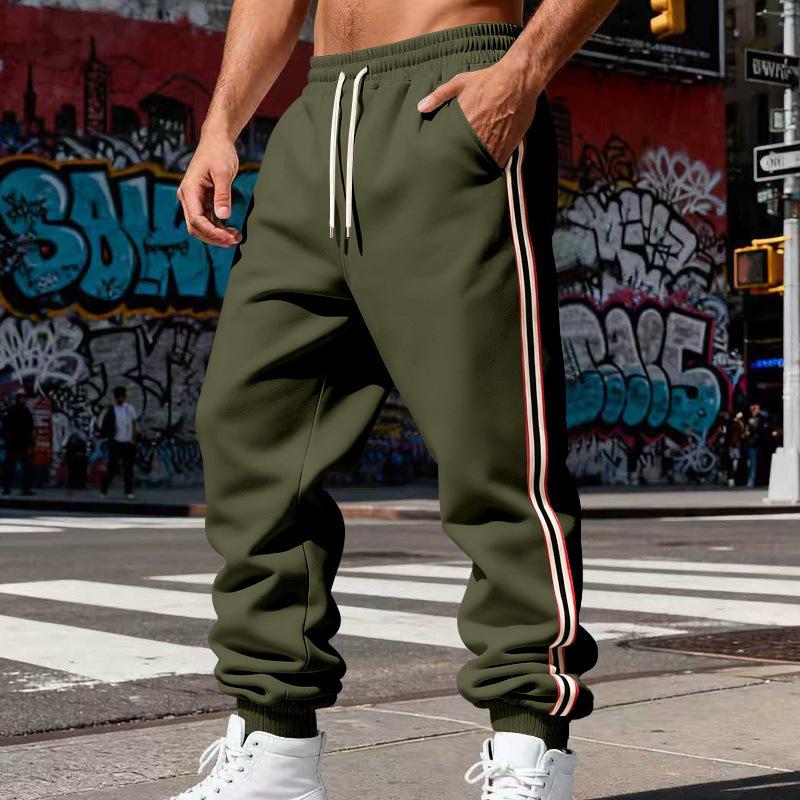 Outdoor Men's Loose-Fit Casual Minimalist Vintage Training Jogging Trousers