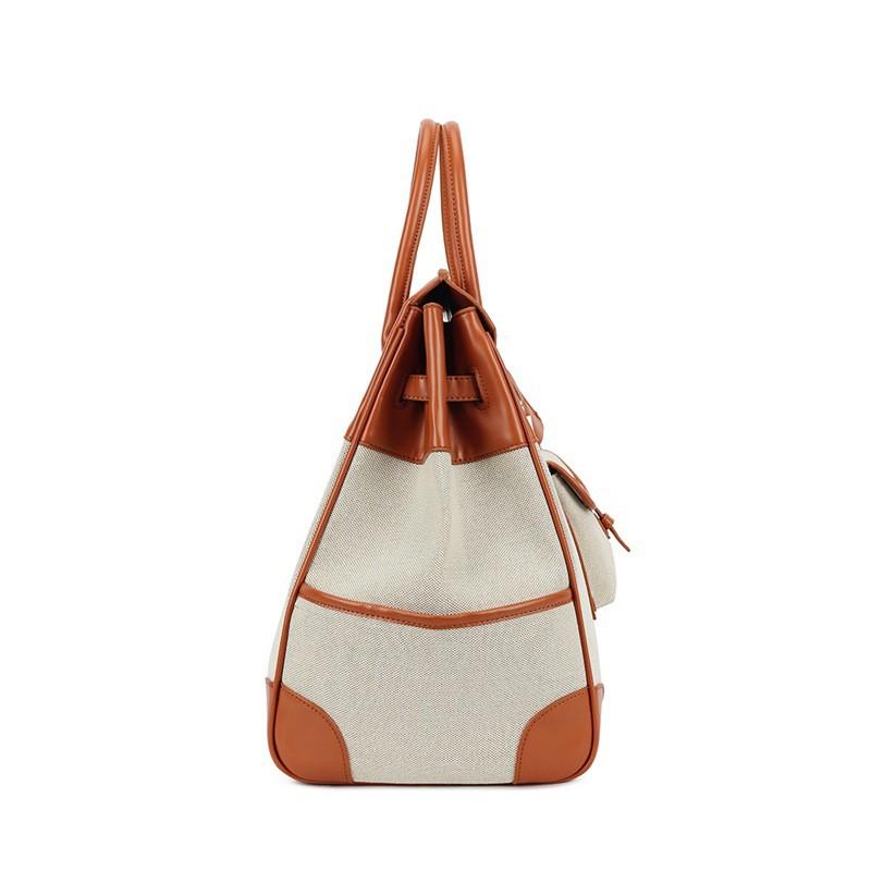 Mens Canvas Travel Bag 15-inch Laptop Casual Crossbody Tote Commute