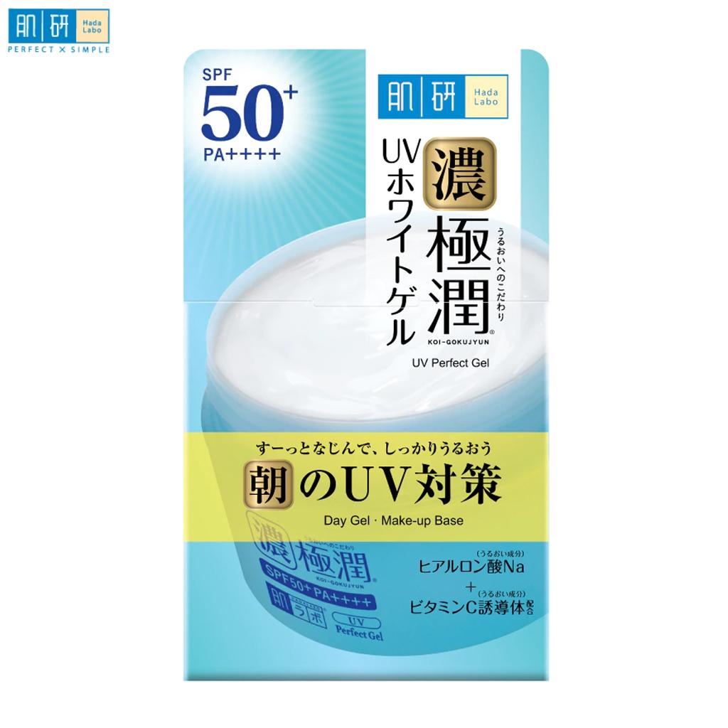 Hada Labo UV Perfect Gel SPF 50+ PA++++, Day Gel, Make-up Base, 80 G