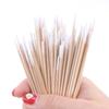 100Pcs Disposable Wooden Cotton Swabs Stick Eyelash Extension tool Glue Removing Makeup Tool Clean Stick Lash Accessorie