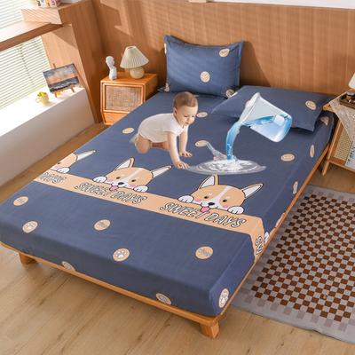 100% Waterproof Cute Dog Bed Fitted Sheet Nordic Adjustable Mattress Covers Four Corners With Elastic Band Multi Size Bed Sheet