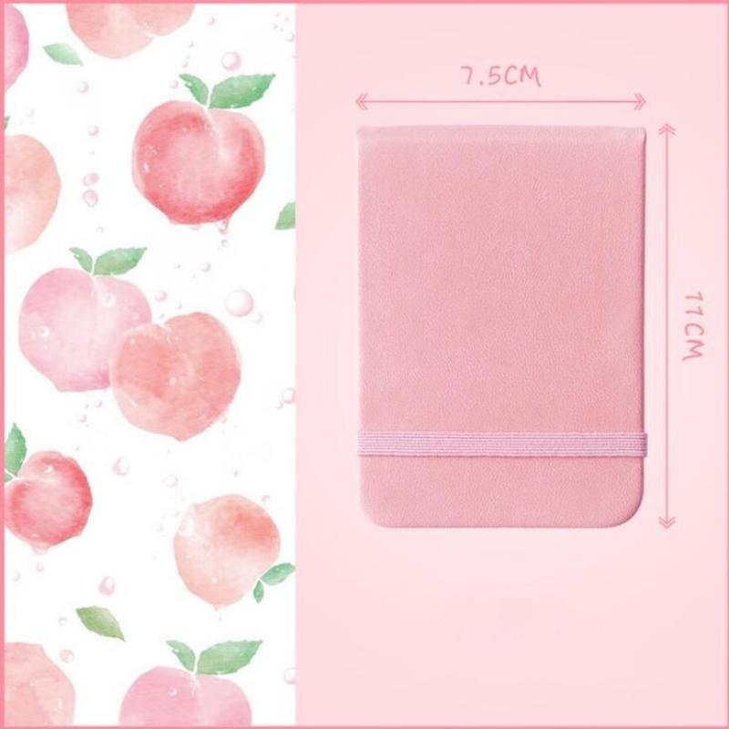 96 Sheets A7 Mini Pocket Fruit Color Notebook Journals Monthly Weekly Daily Planner Study Work To Do