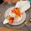 Unique Ghost Face Halloween Napkin Ring Hotel Holiday Table Setting Cloth Ring New Fake Ghost Cloak Napkin Buckle
