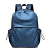 School bag, computer backpack, fashion trend, simple solid color travel backpack, large capacity backpack
