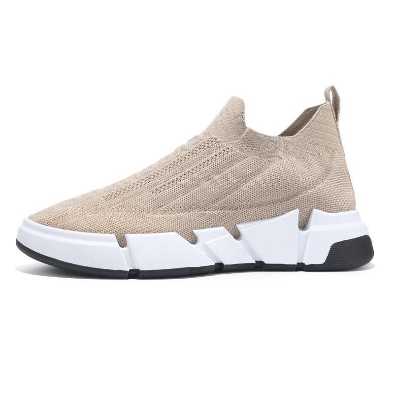Men's Shoes Spring New Large Size Breathable Fly-woven Mesh Shoes One Pedal Men's Sports Fashion Casual Shoes Trendy Shoes