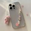 Cute Simulation Pink Gummy Heart Pendant Phone Strap Keychain For Girl Bag Camera Charm Phone Case Landyard