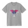 Bisexuelles Stolz T-Shirt Bi Lgbt Gay Monat Festival Flagge Mondmotte Mondphase Cottagecore Cottage Core Vintage Vielseitig