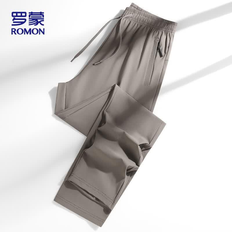 ROMON Men's Ice Silk Quick-Dry Casual Pants