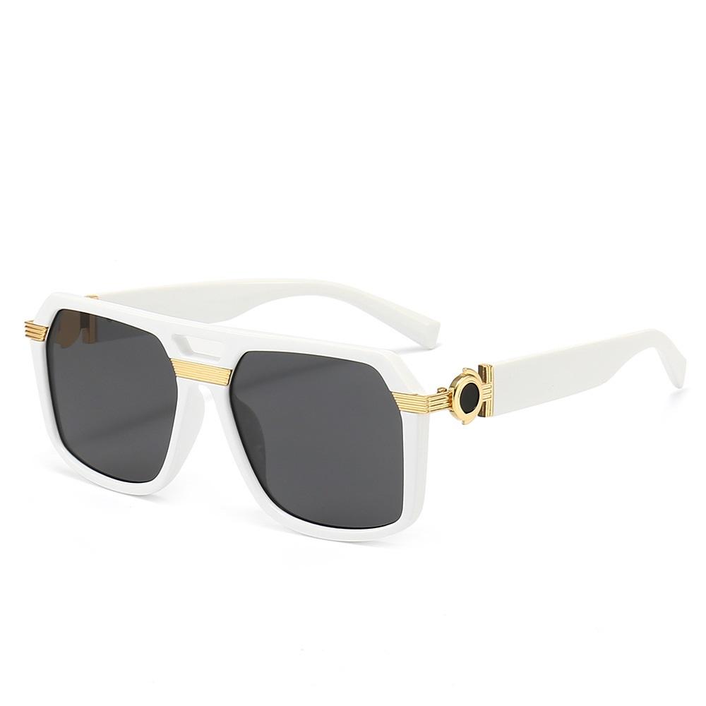 New Oversized Square Sunglasses Women Men Designer Large Frame UV400 Protection Shades Gafas Oculos