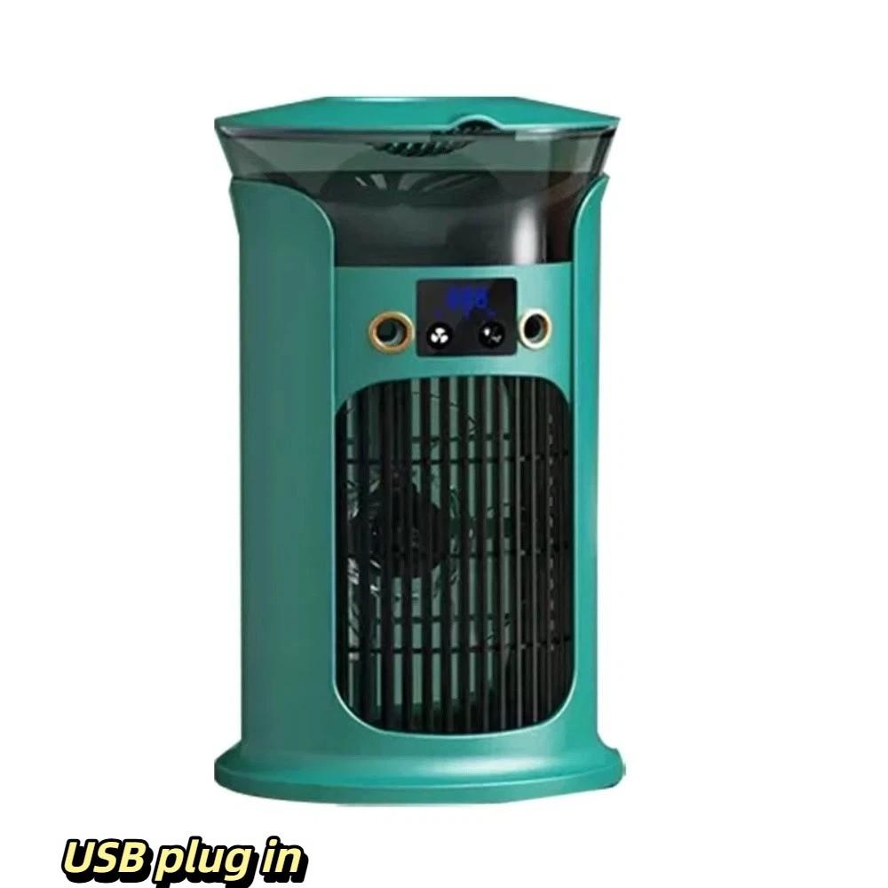 Low Noise Operation USB Fan Silent Timer Cooling Fan Compact Air Conditioner Fan Home Use