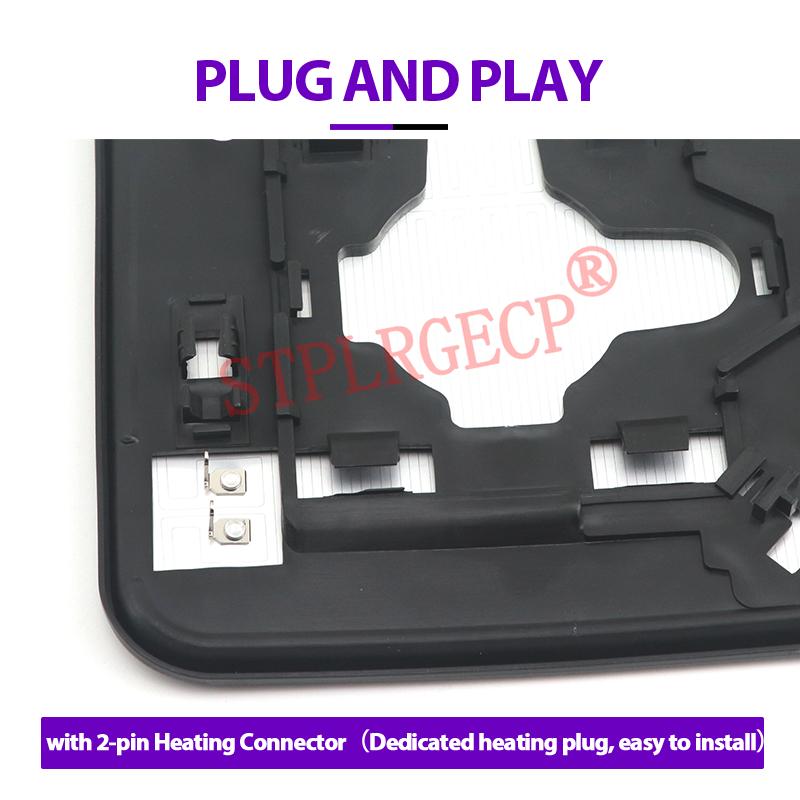 For Nissan Patrol Safari Y61 1997-2013, Left and Right Electric Side Mirror Parts with Heating Plate (Left Hand Right Hand)