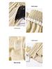 Pantalones de Verano para Mujer de Cintura Alta y Pierna Ancha: Ligero, Texturizado, Casual de Mezcla de Lino Estilo Japonés
