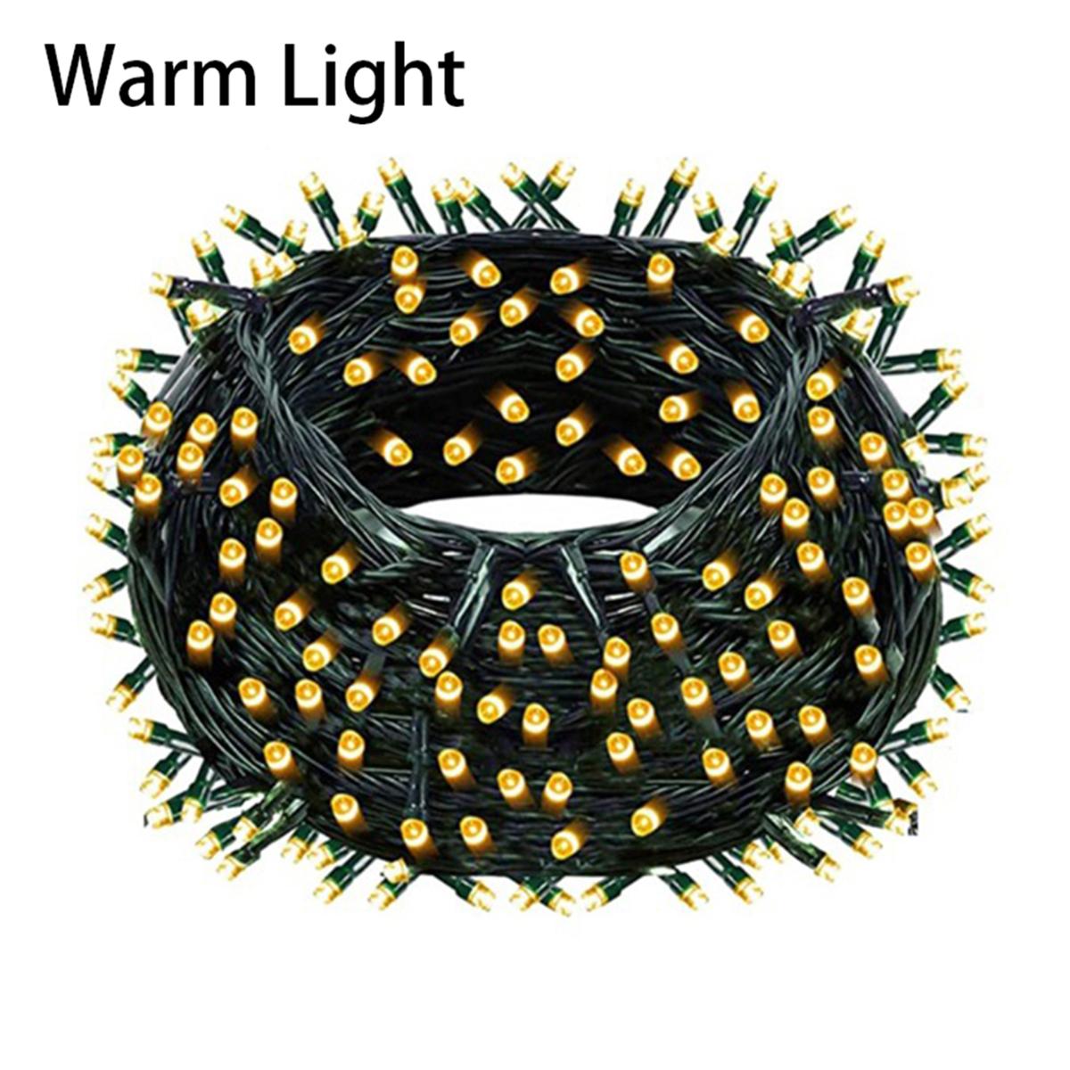 

Светодиодные фиолетово-оранжевые гирлянды на Хэллоуин, сказочные огни, уличные для террасы, сада, улицы, дома, рождественская, новогодная вечеринка, декор 10M 100LED теплый белый