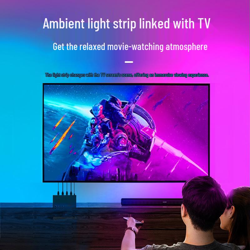 LED 3.8m TV Ambient Light with Color-Matching Strip