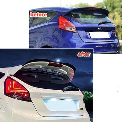 Für Ford Fiesta ST Line MK6 MK6.5 2008-2017 Heckdachspoiler Heckflügel Auto Fester Wind Heckscheibe Oberer Kofferraum Splitter Lippe