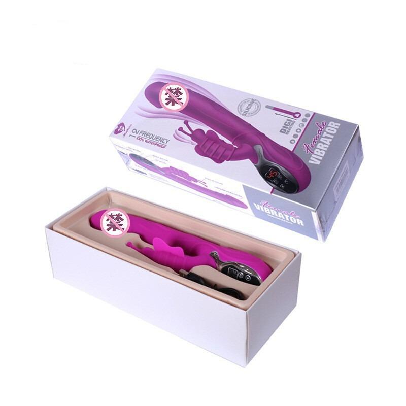 Wiederaufladbarer beheizter Vibrator Butterfly Female Frequency Vibration Stimulation Masturbator Erotische Sexspielzeuge für Erwachsene