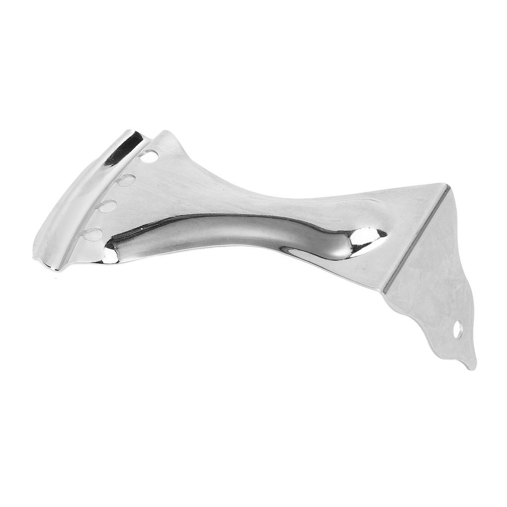 Guitar Bent Tailpiece Metal Zinc Alloy for 4 String Resonator Guitars F14 Silver Color