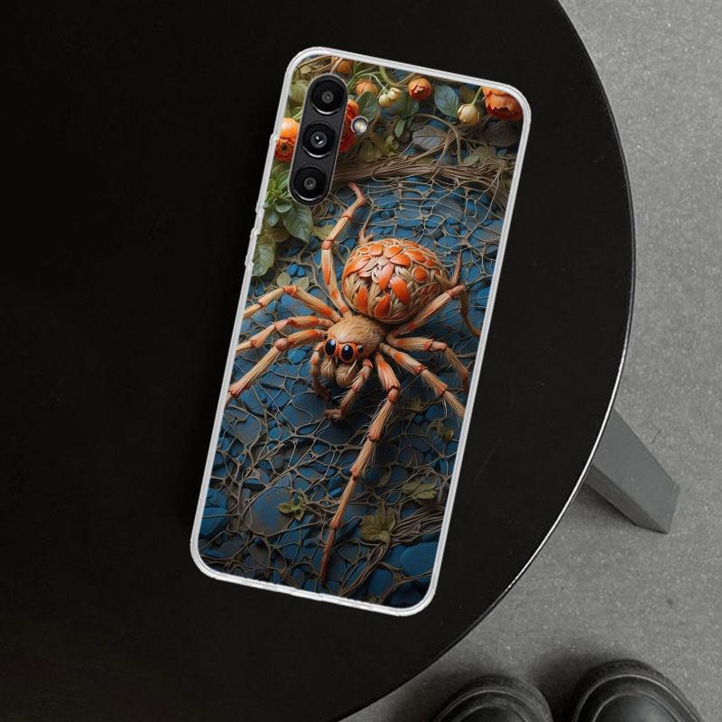 Black Widow Spider Insect Phone Case Cover for Samsung Galaxy A17 A16 A26 A36 A56 A57 A37 A15 A25 A35 A55 A14 A24 A34 A54 A13 A2
