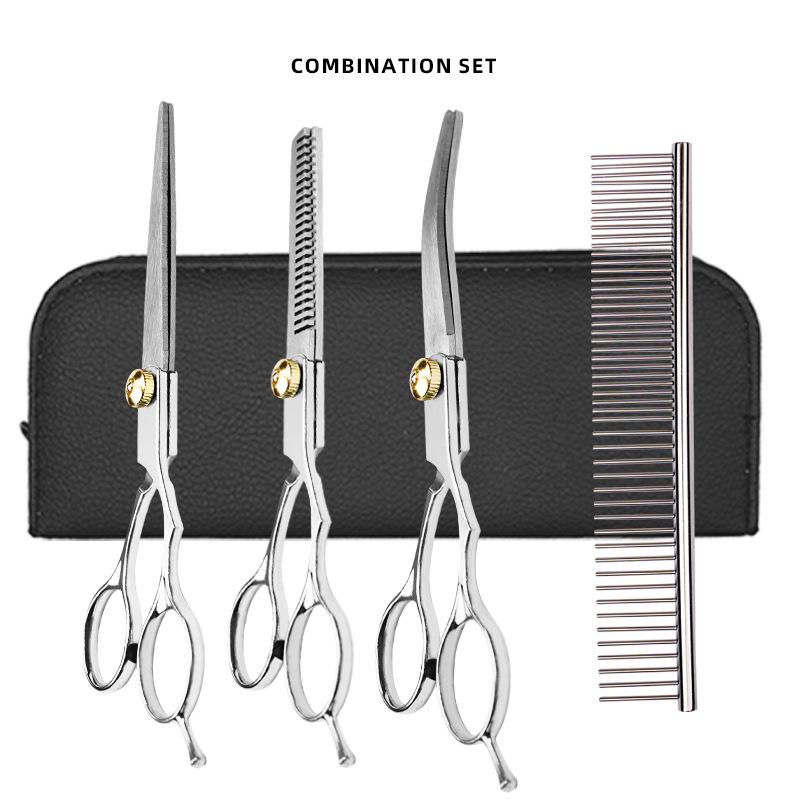 Professional Barber & Pet Hairdressing Scissors - Split Ends & Thinning Tools
