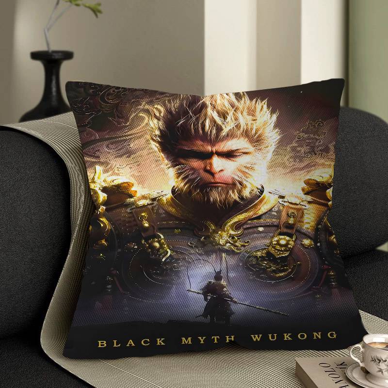 Video Game B-Black M-Myth-WuKong Pillowcases Home Bedding Decorative Pillow Cover Wedding Super Soft Pillow Case