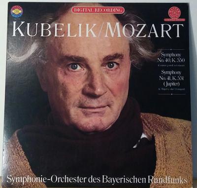 LP Record WOLFGANG AMADEUS MOZART / RAFAEL KU - Symphony No. 40, K.550 & Symphony N IM36703 CBS Masterworks 1983 US Classical Used