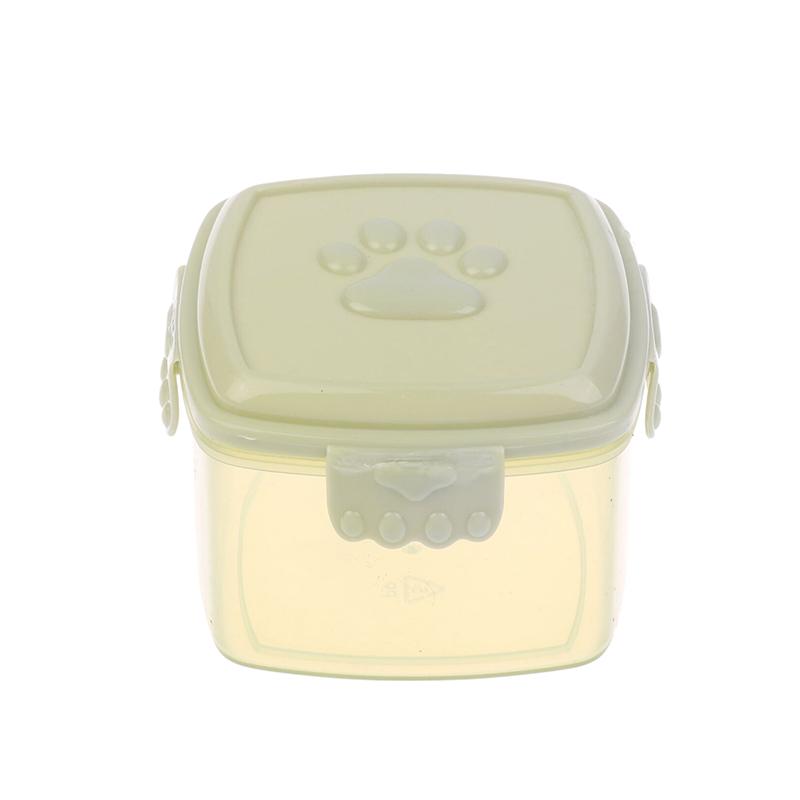 1ks mini kulaté čtvercové lahve kečup koření omáčka lahvička medovo-hořčičný salátový dresink kuchyňská nádoba na bento omáčku