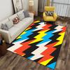 Colorful Lightning Bolt Pattern suitable as a non-slip mat for the living room or bedroom sofa