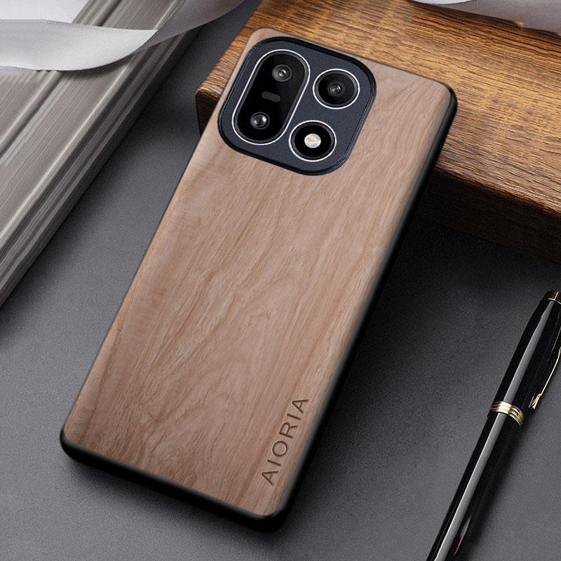 Case for Oneplus 15 15R Funda Unique Design Wooden Pattern Pu Leather Cover for Oneplus 15r Case Coque oneplus 15 бежевый
