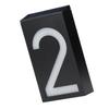 Solar House Number Solar Powered 1000mAh Rechargeable LED Illuminated Address Plaque