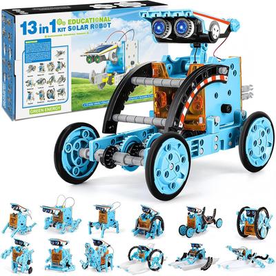 13-in-1 Solar & Battery Dual-Use DIY Robot Toy Kit