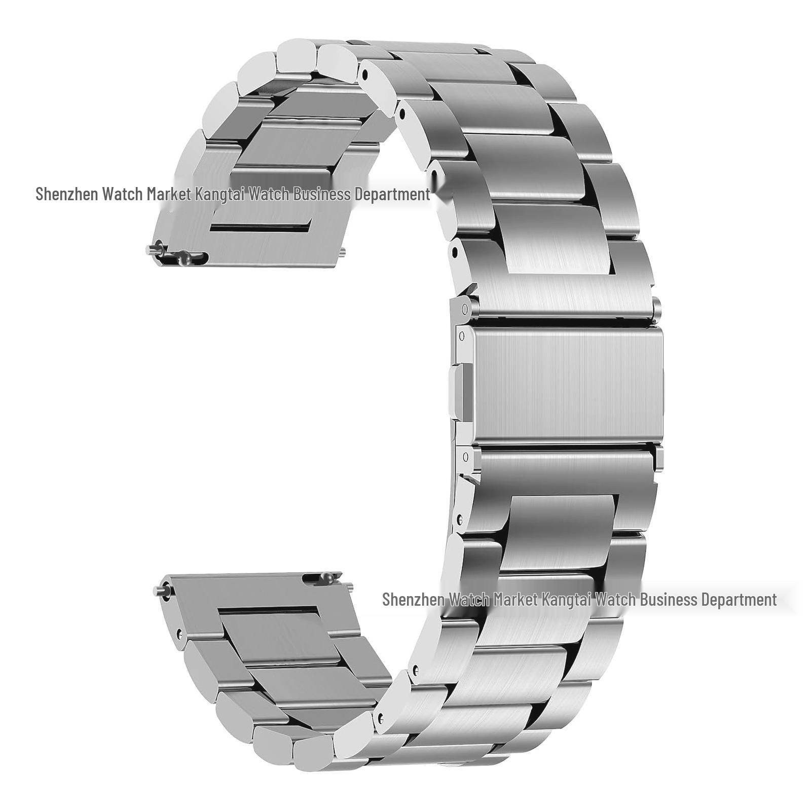 

Универсальный ремешок из титанового сплава с быстросъемным креплением (24/22/20мм) для Huawei и Samsung 22MM Strap серебряный