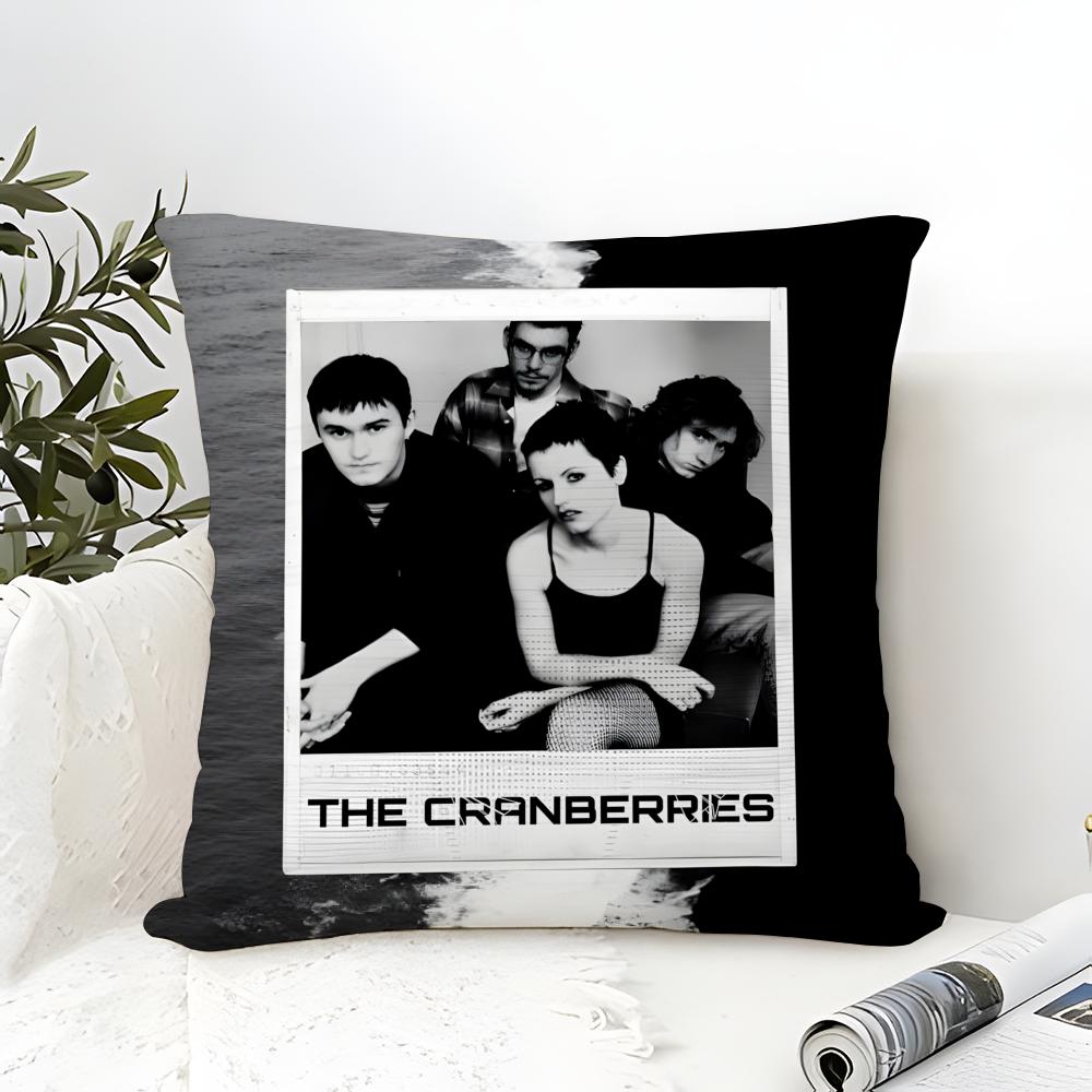 Gold Alternative Rock Band T-The Cranberries 3 Pillow Case Linen Pillow Case Sofa Home Decor Cushion Cover Cushion Cove