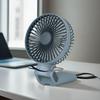 48-Hour Battery Silent Oscillating Portable Folding Fan with Magnetic Clip